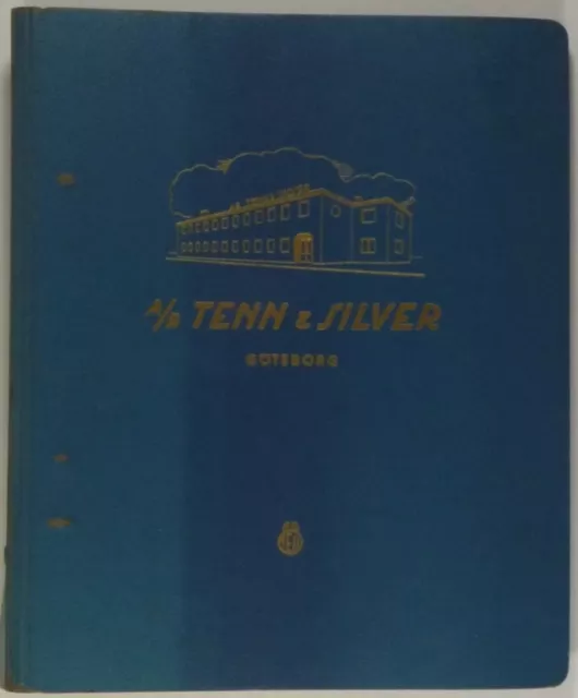 1958 Swedish Sterling Silver Trade Catalog - Tenn & Silver (TESI) at Goteborg 3