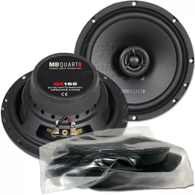 MB QUART QX 165 CF 16,5cm Koax Lautsprecher Paar für Mercedes E Klasse Tür v
