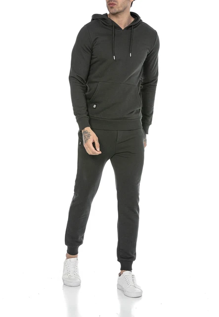 Redbridge Uomo Tuta da Jogging Sweat-Suit Sport Set Felpa Pantaloni Premium Base