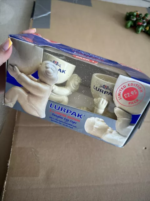 Lurpak Douglas Eierbecher (2er-Pack) limitierte Auflage - ungeöffnete OVP