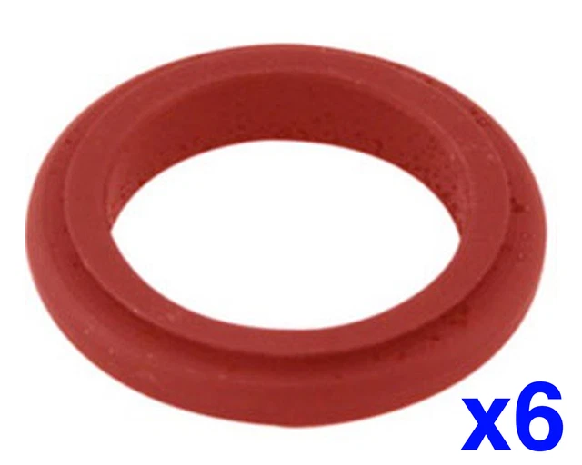 Lega Go Kart 17 mm Distanziatore Ruota Asse Stub 5 mm Rosso x 6 Karting Racing Race