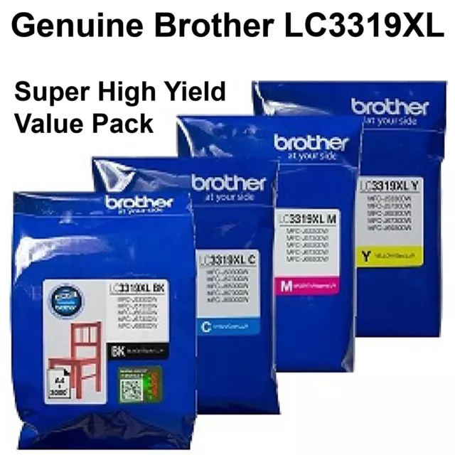 GENUINE Original Brother LC3319XL ink Cartridge toner MFC-J6730DW MFC-J6930DW