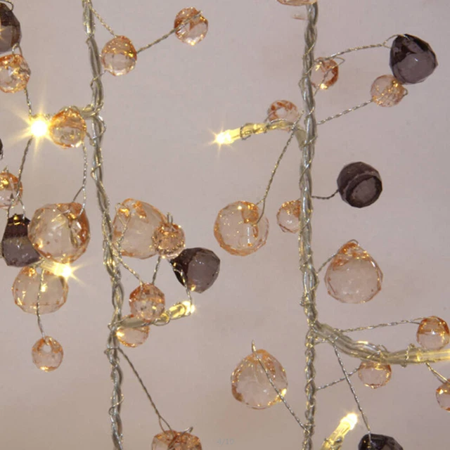 Home Wedding Lantern Hanging Bead Lamp Decorative Lights Crystal