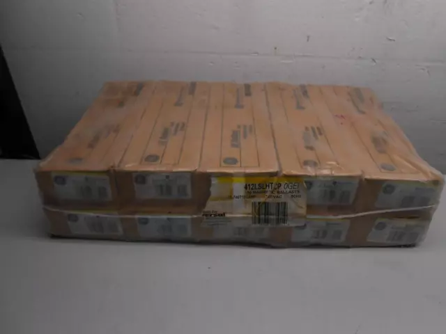 QTY 10 GE 412LSLHTCP 120V Electronic Ballast NOS NEW