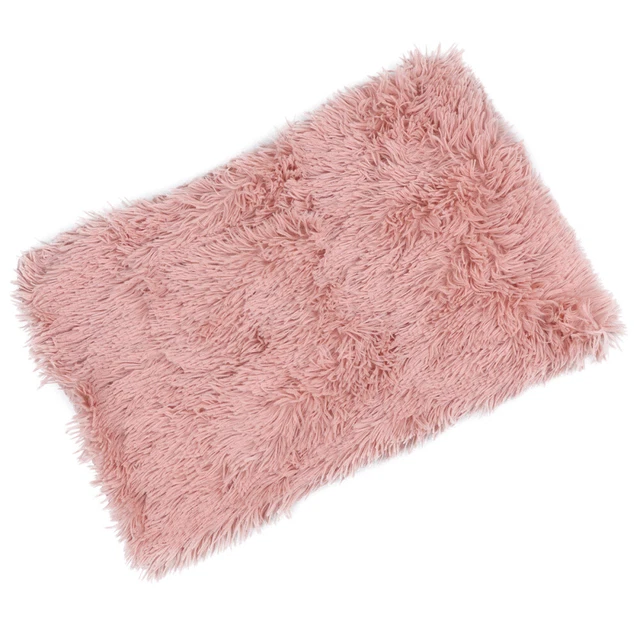 1 pieza manta de peluche cómoda y suave manta para perro gato suave cálido