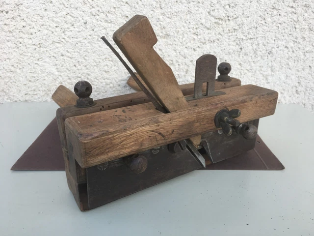 OUTIL ANCIEN RABOT à bois bouvet jabloir tonnelier Old planer tool (n.363) EUR 60,00 - FR