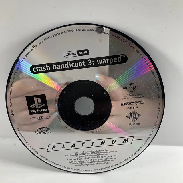 Crash Bandicoot 3 Warped Rom À VENDRE! PicClick FR