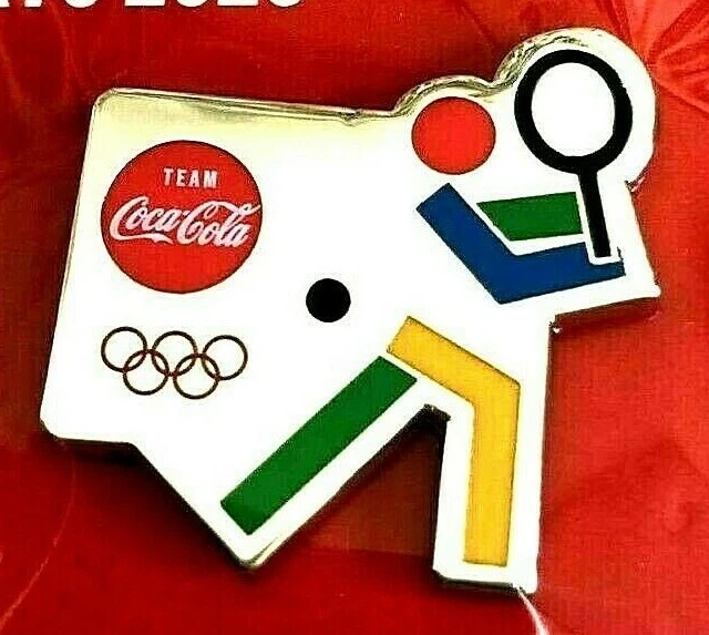 BEAUTIFUL OFFICIAL COKE Tennis Paris 2025 Olympic Games Pin Japan