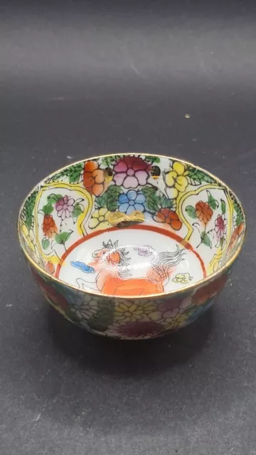 China Cloisonne Schüssel  Schale Deko Ornamente Handarbeit 063006 5*2,5cm