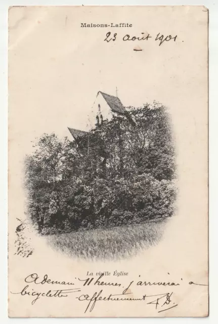 MAISONS LAFFITTE- Yvelines - CPA 78 - la Vieille Eglise