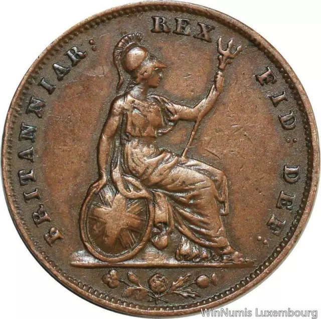 O7971 Great Britain Farthing William IV 1837 KM# 705 ->Make offer