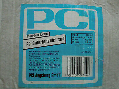 PCI Pecitape 100 1 lfm cinta de sellado especial para esquina impermeable y juntas de conexión