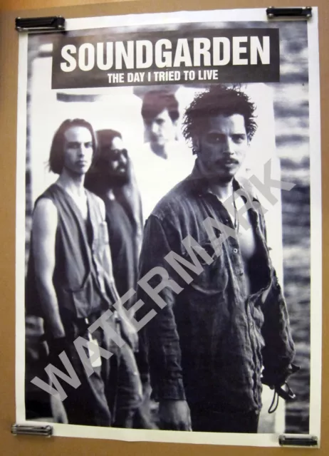 Soundgarden The Day I Tried To Live Poster 25x35 1994