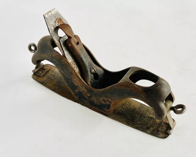 Antique Primitive Tool ~ 10” BAILEY'S PATENT CIRCULAR PLANE Patent Aug 1858