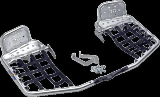 Net Bar Suzuki LTZ400 Nerf Bars - Black Aluminum ATV Foot Pegs
