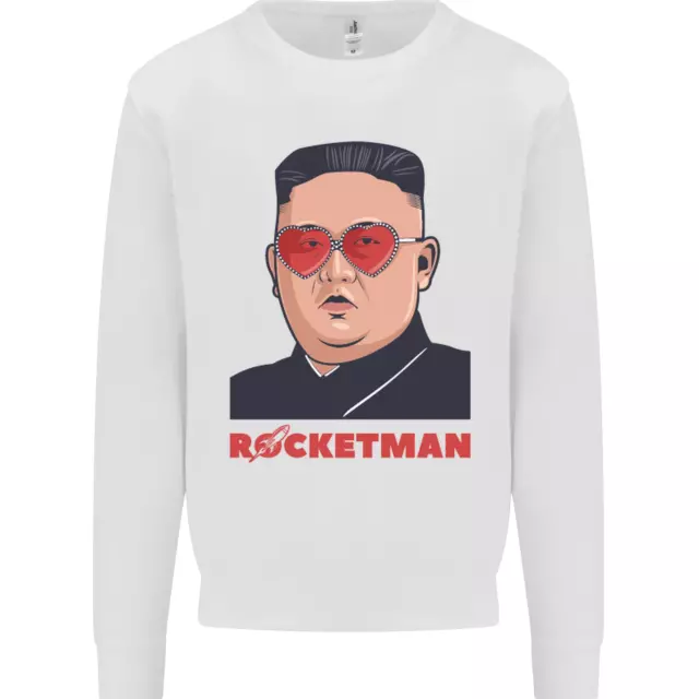 Rocket Man Kim Jong-un Missile Test Funny Mens Sweatshirt Jumper