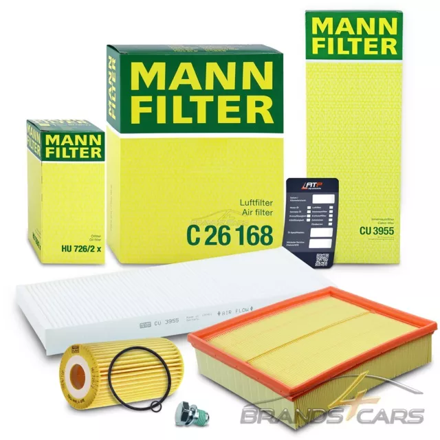 Mann-Filter Inspektionspaket Filtersatz A Für Vw Passat 3B 3Bg 1.9 Tdi Bj 98-00