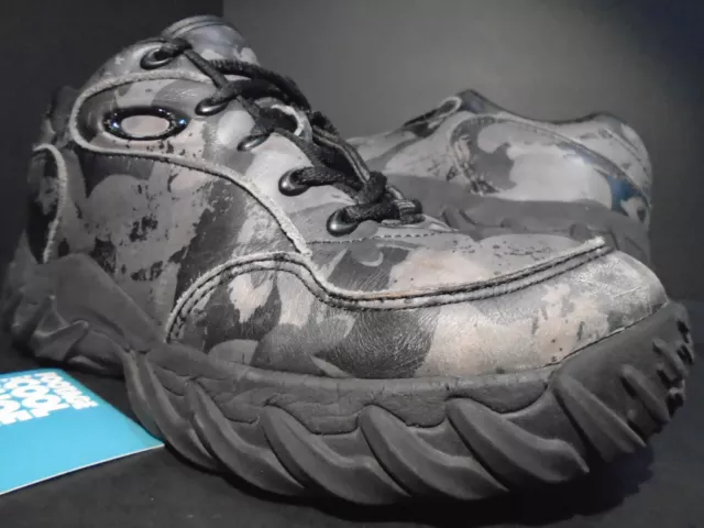 2003 Oakley S.i. Elite Special Forces Assault Shoe Snow Camo Grey Black 11057 8
