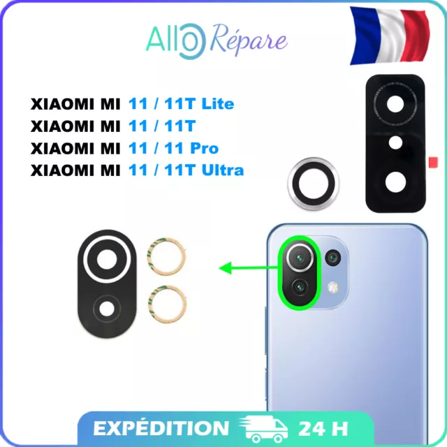 Vitre lentille de caméra Arrière XIAOMI Mi 11 / 11T Lite Pro Ultra lens glass