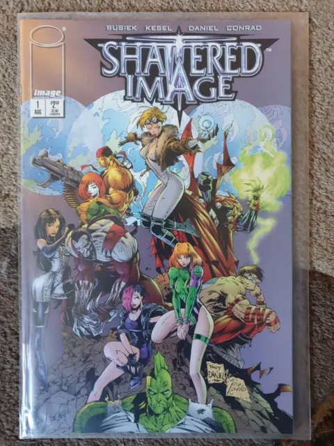 Shattered Image #1 (1996) Image Comics Spawn Gen13 Savage Dragon Wetworks
