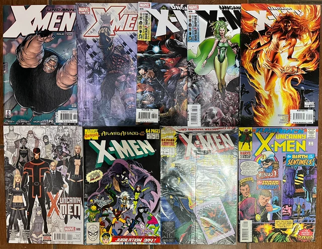 Marvel Comics The Uncanny X-Men Vol.1 9 Issue Job Lot NM