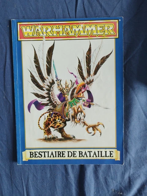 WARHAMMER BATTLE - Règles - Livre Bestiaire de Bataille V4 1992 Games Workshop