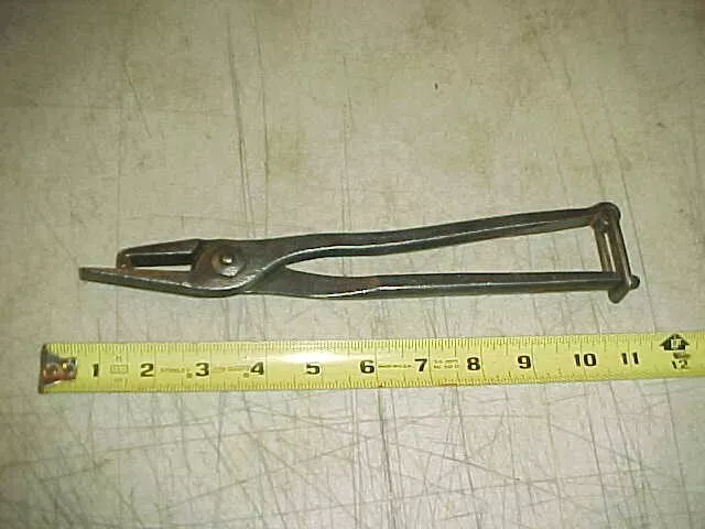 Pexto Auto Body Fender Flange Drip Rail Pliers Hammer Dolly Vtg Old Shop Tool