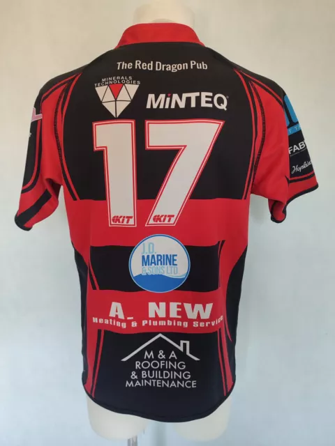 Aberavon Harlequins RFC Kit Match Worn #17 rugby shirt jersey size L