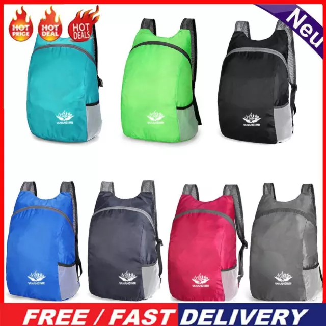 Nylon Hiking Pack Waterproof Foldable Ultralight Backpacks for Climbing Trekking