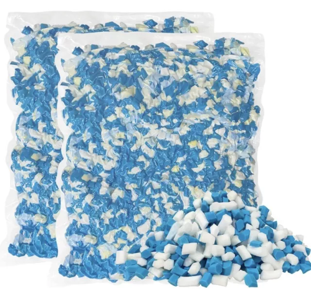 Shredded Memory Foam Bean Bag Filler - Safe, Soft, Mattress Grade - 10 lbs