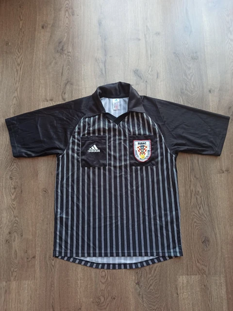 Vintage Adidas Mens Croatia Hrvatska Official Football Soccer Referee Shirt M