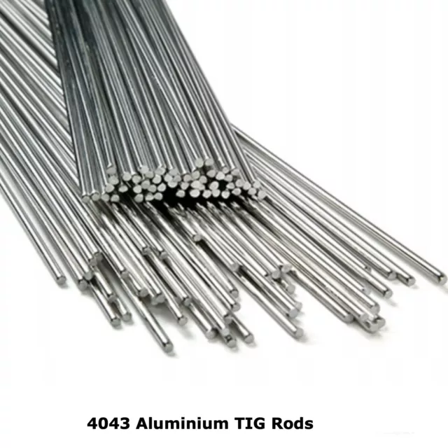 4043 Aluminium TIG Welding Rods Wire Filler 1.6mm 2.4mm 3.2mm 5% Silicone