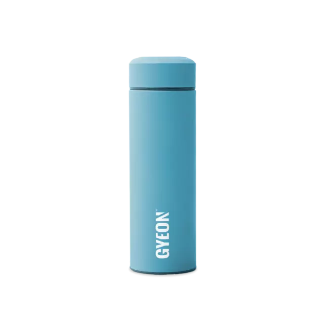 Gyeon Water Bottle - Stainless Steel with Tea Infuser 500ml - Blue small Logo