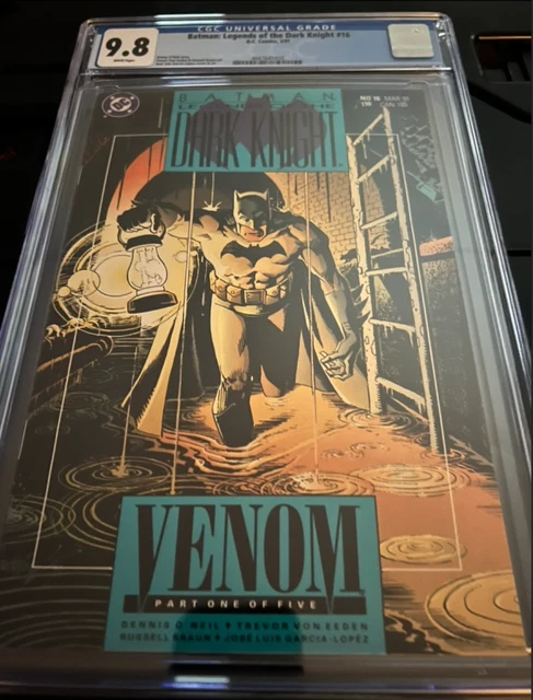 Batman: Legends of the Dark Knight #16 • CGC 9.8 WP 🔑 Intro of BANE' Venom drug