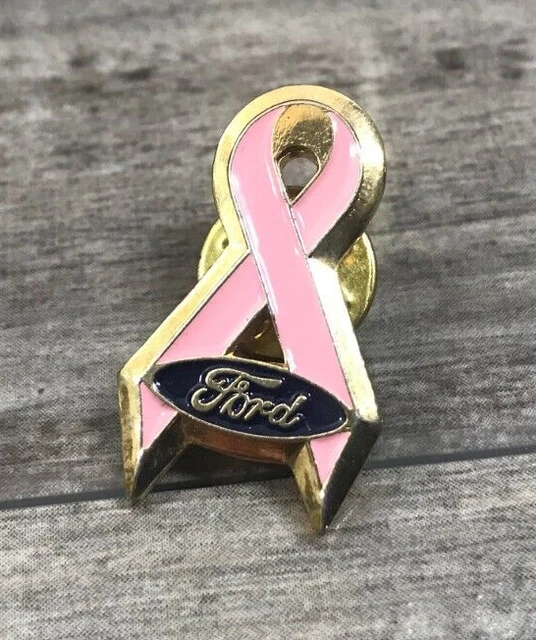 Ford Breast Cancer Awareness Pink Ribbon Lapel Hat Backpack Bag Pin