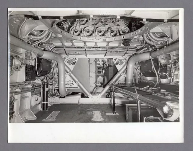Short Stirling Bomber Interior Large Vintage Original Press Photo Raf Ww2 6