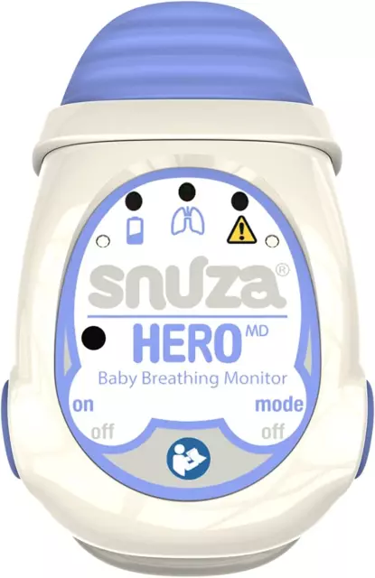 Snuza Hero MD medizinisch zertifiziertes tragbares Baby-Atemschutzgerät