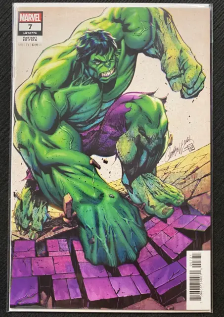 Hulk #7 J. Scott Campbell Variant Marvel 2022 VF/NM Comics