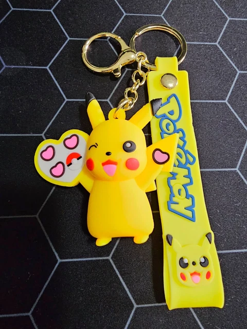 Porte-clés Pokémon Pikachu Et Autres Personnages - Peluche, Vendeur UK, Neuf Avec Anneau
