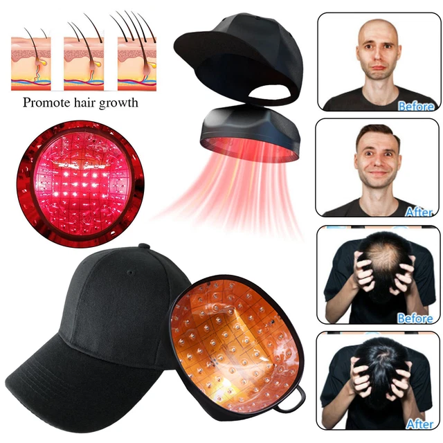 94 Diodes Laser Cap LED Hair Loss Treatment Hair Growth Laser Helmet US