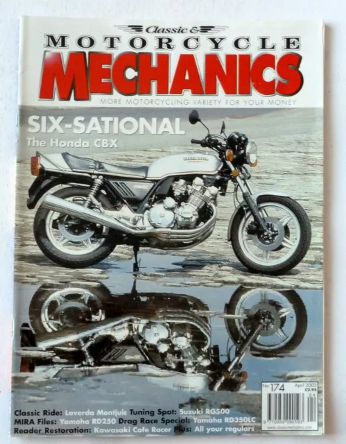 Classic Motorcycle Mechanics Magazine - April 2002 - Honda CBX