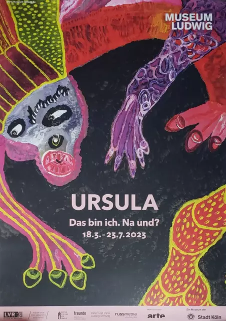 Ur­­su­la Schultze-Bluhm Surrealism Art Original Exhibition Artwork Poster print