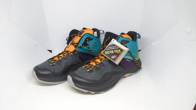 Merrell Women's MQM 3 Mid Gore-Tex Fast Hike Boots UK 7.5 TANGERINE/TEAL - 3