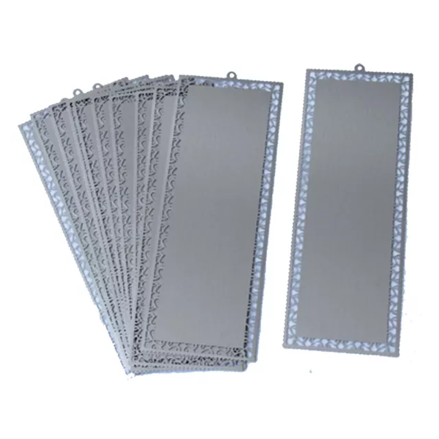 100pcs Packed Metal Bookmark with Dents for Sublimation Printing