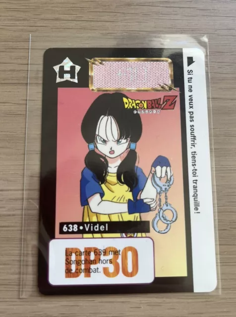 🇫🇷 Dragon Ball Carte 638 Videl Part 16 Carddass Bandaï 1995 FR