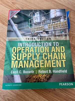 INTRODUCTION TO OPERATIONS and Supply Chain Management, Global Edition ...