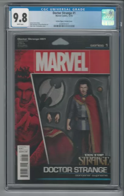 Doctor Strange #1 CGC 9.8 NM/MT John Tyler Action Figure Variant Cover 12/15