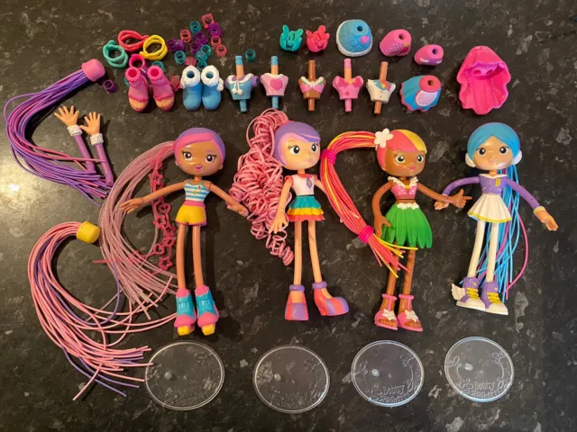 Betty Spaghetty Spaghetti Dolls Mixed Pieces including Stands