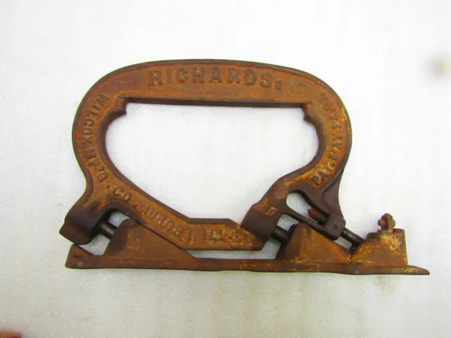 Antique cast iron door trolley hanger by Richards-Wilcox