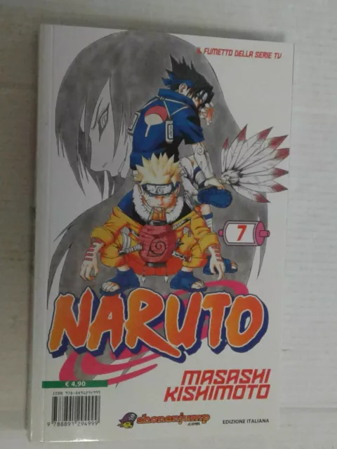 NARUTO IL MITO- SERIE ROSSA- N° 7- GROSSO-ristampa- DI:MASASHI KISHIMOTO- MAN...